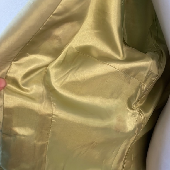 Vintage Asian Hand Embroidered Green Pink Flower 🌸 Jacket - Picture 7 of 7